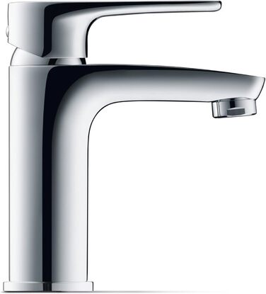 Змішувач для ванної кімнати Duravit B.1, висота виливу 110 мм, керамічна картридж, хром (без зливного механізму)