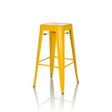 Барний стілець VANTAGGIO HIGH, металік жовтий, OFFICE