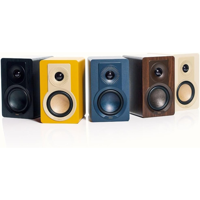 DALI KUPID Premium поличкові Hi-Fi колонки пасивного типу, пара, карамельно-білий (жовтий) – з настінним кріпленням