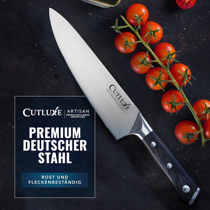 Набір кухонних ножів Cutluxe (5 предметів) з німецької сталі, професійний гострий набір ножів для кухні