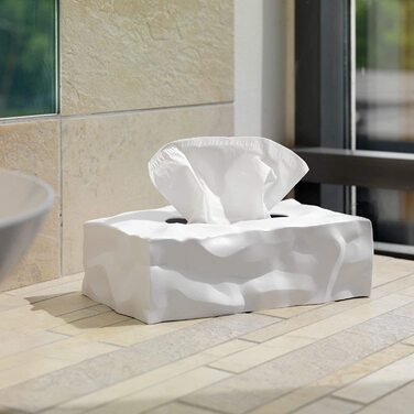 Диспенсер для косметичних серветок Essey Wipy Cube 8,2х14х26 см білий