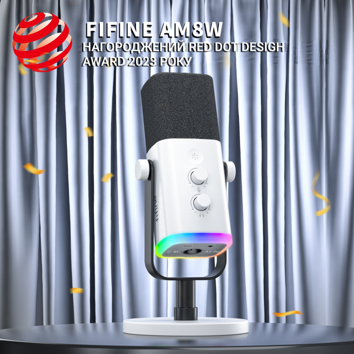 USB мікрофон Fifine AM8W