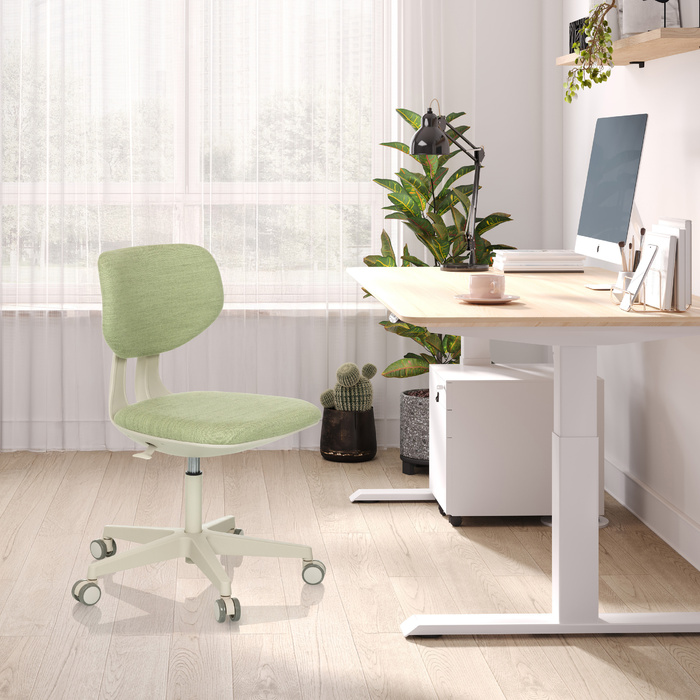 Дитячий письмовий стілець / дитячий стілець KID CLASSIC тканина зелений hjh OFFICE