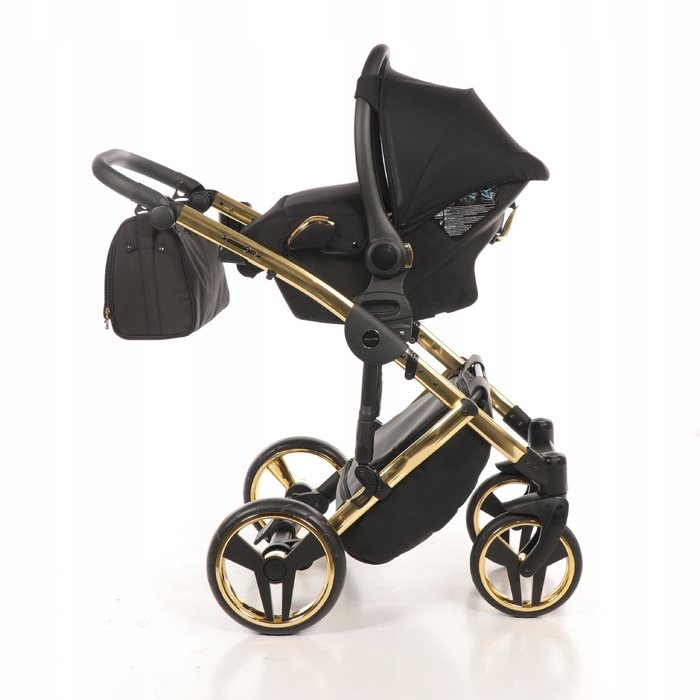 Дитячий візок 2в1 Junama Diamond S Line V2 Black/gold