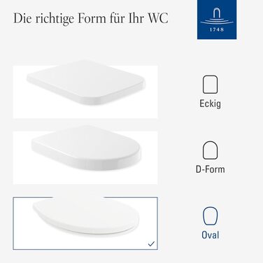 Сидіння для унітаза Villeroy & Boch O.novo D-подібне, біле (Alpin), з мікроліфтом SoftClose, знімне, термопласт Duroplast, 9M38S101