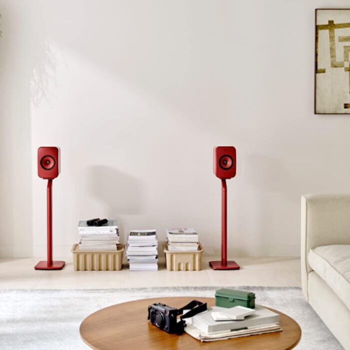 Підставка KEF S1 для активних колонок LSX та LSX II, пара, червона