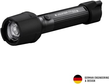 Ліхтарик Ledlenser P7R Work, LED, акумуляторний, 900 люмен, IP68, 21700 Li-ion, фокусування, висока CRI, USB-магнітна зарядка, дальність 240 м, станція зарядки