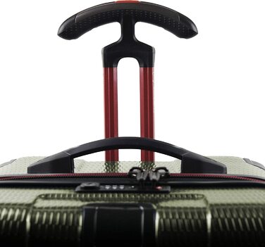 Валіза на колесах Traveler's Choice Maxporter II 30'' з полікарбонату, жорсткий корпус, темно-зелена