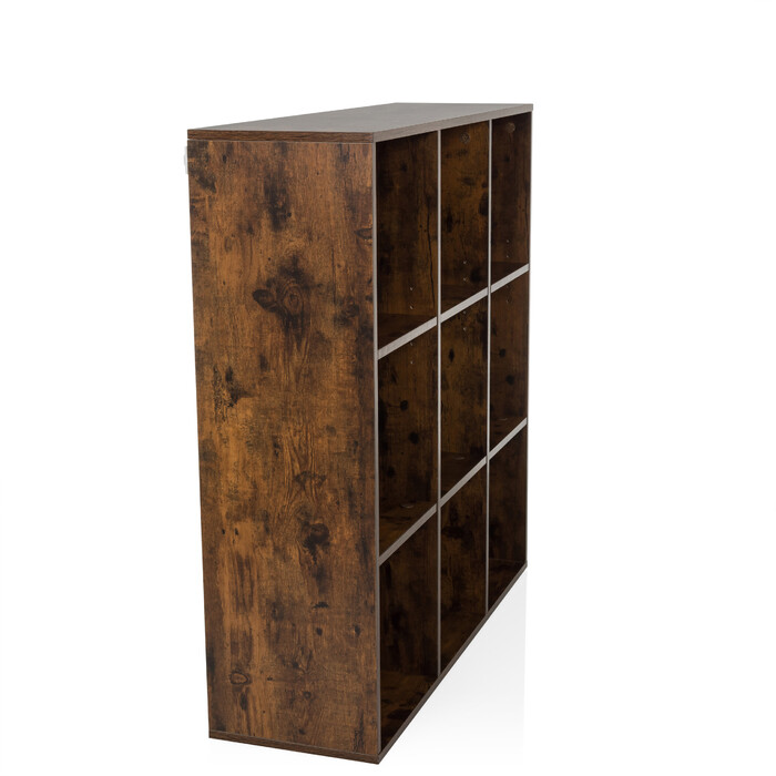 Стелаж-перегородка BJORKE 97,5x30x100 см, дуб копчений, hjh LIVING
