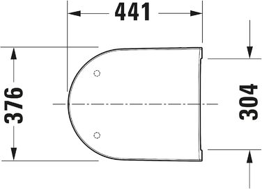Сидіння для унітазу Duravit D-Neo, біле, з мікроліфтом