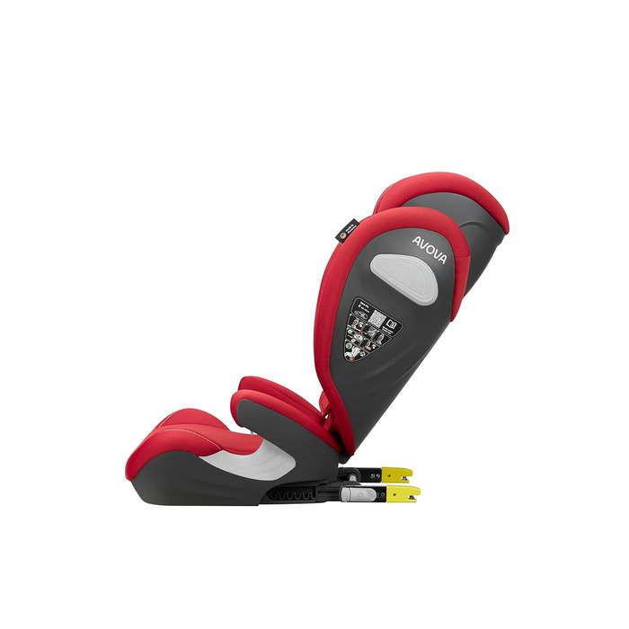 Дитяче автокрісло AVOVA Sora-Fix Maple Red, 100-150 см, 4-12 років, з Isofix, бустер-сидіння