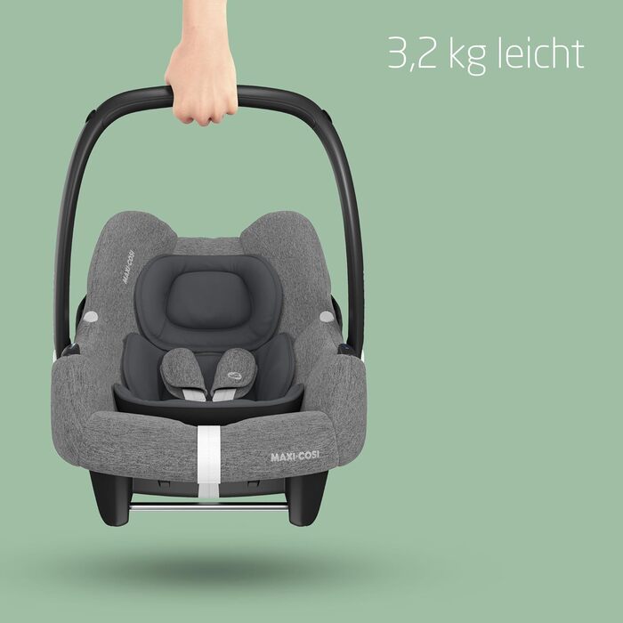 Автокрісло Maxi-Cosi CabrioFix i-Size 0-12 міс., до 12 кг, Select Grey - легке та безпечне для немовлят