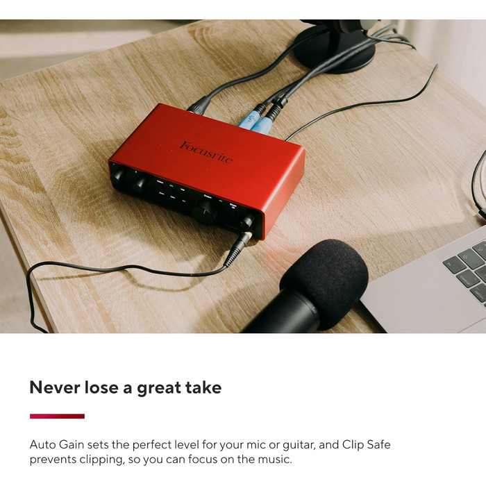 Аудіоінтерфейс Focusrite Scarlett 2i2 4-го покоління USB