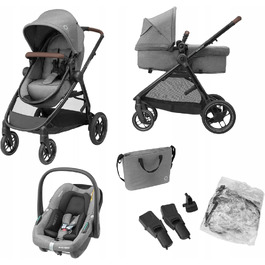 Дитячий візок 3в1 Maxi-Cosi Zelia S Trio, сірий