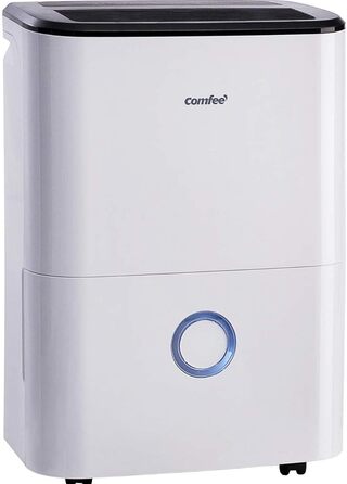 Осушувач повітря Comfee 20 л/добу для приміщень до 100 м³ (40 м²), 3 режими роботи, таймер 24 години, резервуар для води 3 л, модель MDDF-20DEN7