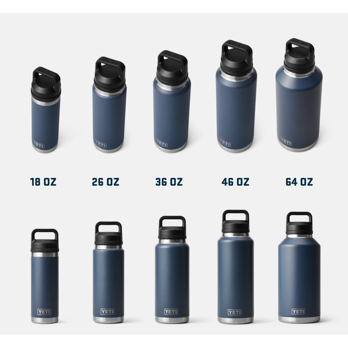 Термос YETI Rambler з кришкою Chug, Navy, 1.3 л