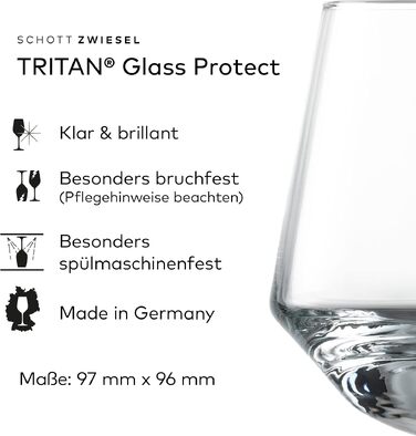 Набір келихів для коктейлів SCHOTT ZWIESEL Dancing Tumbler Bar Special, кришталь Tritan, 4 шт, Німеччина