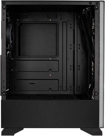 Корпус для ПК Kolink Inspire K11 ARGB Midi-Tower, чорний, з боковою панеллю з загартованого скла, RGB-вентилятор, підтримка водяного охолодження, ATX