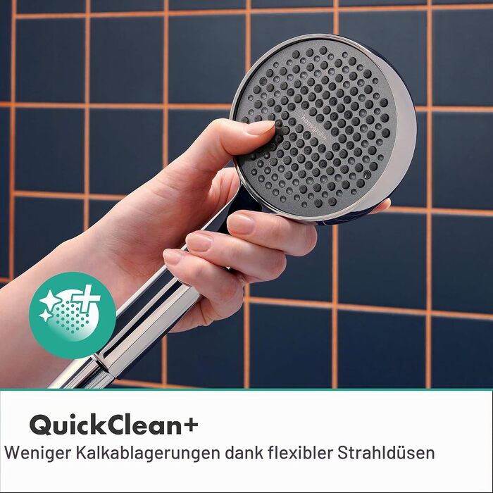 Душова лійка Hansgrohe Activera Select S EcoSmart+ з функцією Antikalk, хром, 8 л/хв, 28033000