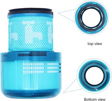Мийний фільтр DingGreat для пилососа Dyson V15/V11 (3 шт), змінний HEPA-фільтр, сумісний з моделями SV22, SV14, заміна 970013-02