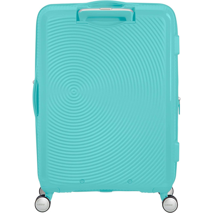 Валіза American Tourister Soundbox розширювана 67 см, 71.5/81 л, синя, TSA замок, на 4 колесах