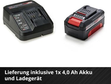 Акумуляторний газонокосарка Einhell GE-CM 18/33 Li Kit Power X-Change (18 В, ширина косіння 33 см, до 200 м², Brushless, кошик 30 л, висота косіння 25-65 мм, з акумулятором 4,0 Ah + зарядним пристроєм)