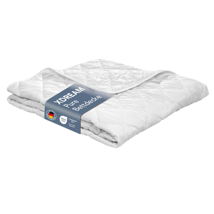 Зимова ковдра XDREAM Pure 135x200 см, гіпоалергенна мікрофібра, Öko-TEX®, тепла та легка, прання при 60°C