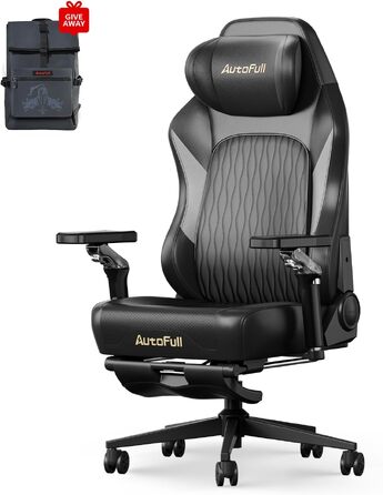Ігрове крісло AutoFull M6 Pro 2.0 з функцією підігріву та охолодження, чорне