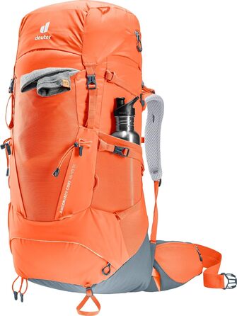 Жіночий трекінговий рюкзак Deuter Aircontact Core 45+10 л, паприка-графіт