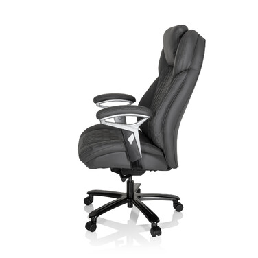 Крісло для керівника XXL PULLMANN штучна шкіра матова сіра hjh OFFICE