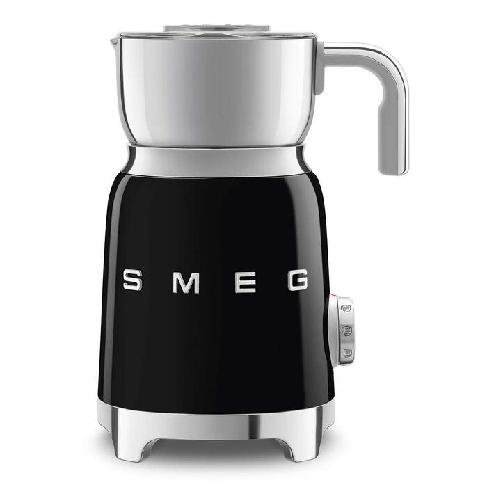 Smeg Молокозбивач ретро-стилю 50-х років, чорний: індукційний, 6 програм, гаряче/холодне збивання
