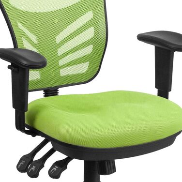 Офісне крісло Flash Furniture, піна, зелений, 68.6x64.8x112.4 см