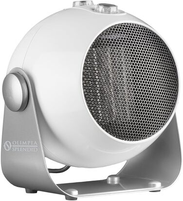 Керамічний тепловентилятор Olimpia Splendid Caldodesign 1800 Вт, для приміщень до 50 м³, білий