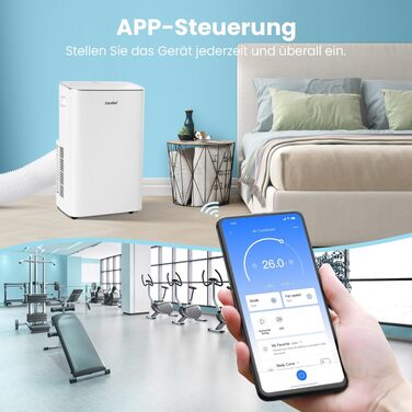 Мобільний кондиціонер Comfee Breezy Cool Pro 2.0 7000 BTU/2.0kW з Wi-Fi, охолодження, вентиляція, осушення - до 68 м³