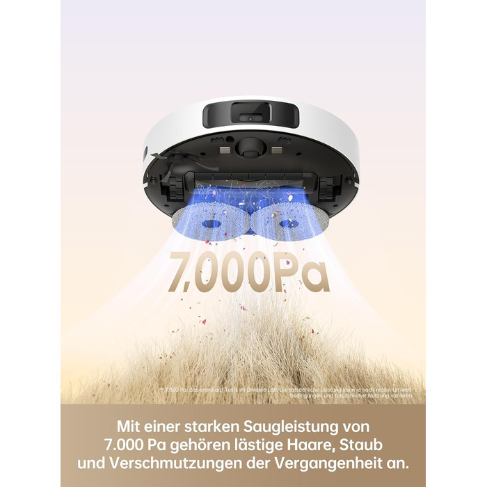 Робот-пилосос Dreame L10s Pro Gen2: потужність 13000 Па, DuoBrush для шерсті тварин, суха та волога прибирання, LDS-навігація, акумулятор 5200 мАг