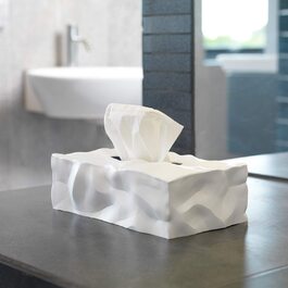 Диспенсер для косметичних серветок Essey Wipy Cube 8,2х14х26 см білий