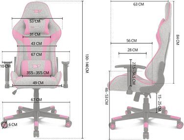 Ігрове крісло Drift DR90, тканинне, 2D підлокітники, підсилене нейлонове основання, клас 4 газліфт, нахил, подушки для попереку і шиї, сіре/біле