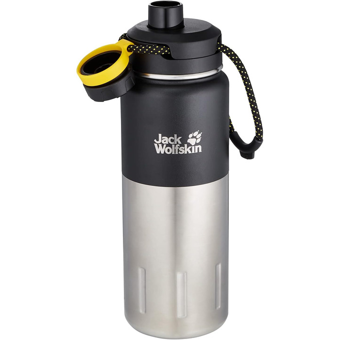 Термобутилка Jack Wolfskin KAROO 0.75 л, чорна, ізотермічна, універсальний розмір