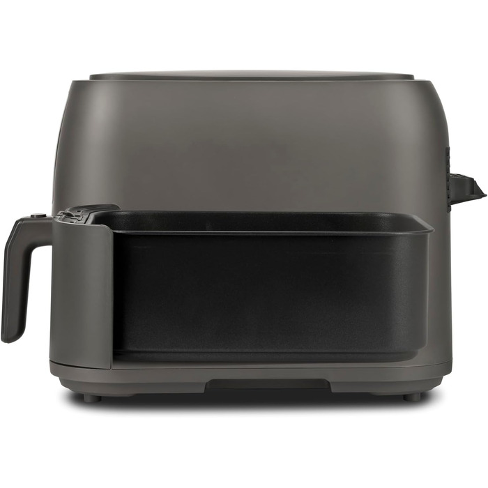 Аерофритюрниця Girmi FG92 Ecofrit Deep XXL 8л, 1700 Вт, цифрова панель керування, 7 програм, антипригарне покриття, матово-сіра