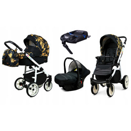 Дитячий візок 4в1 BabyLux ColorLux: прогулянкова коляска, люлька, автокрісло та база ISOFIX