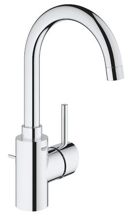 Змішувач для раковини GROHE Concetto одноручкий з QuickFix, хромований, з U-виливом 23739002
