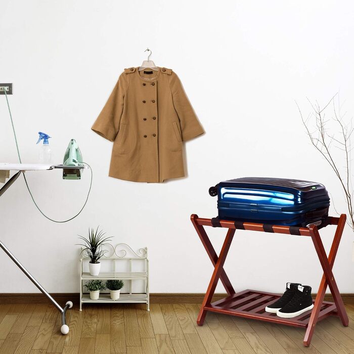 Підставка для валіз Casual Home з масиву горіха, 67 x 41 x 56 см