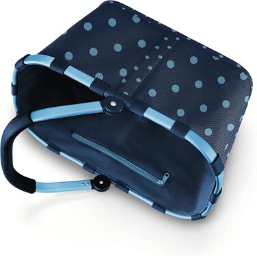 Кошик для покупок reisenthel Carrybag Mixed Dots Blue, 22 л, міцний поліестер, синій з крапками