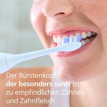 Смінні насадки для електричної зубної щітки Philips Sonicare S2 Sensitive, білі, 6 шт, HX6056/87