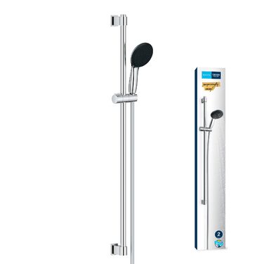 Набір для душу GROHE Vitalio 110, хром, 14 л/хв, зі змінними струменями, 60 см, для кріплення без свердління або свердління
