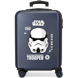 Дорожня валіза Star Wars Storm, синя, 38x55x20 см, ABS, 34 л, 2 кг, 4 подвійні колеса, ручна поклажа