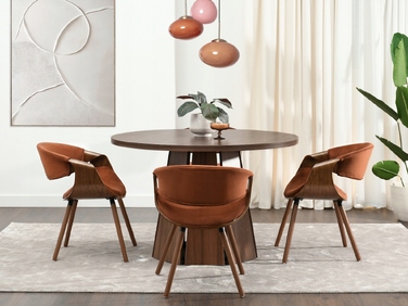 Стілець Mebel-Partner, коричневий велюр, 1 шт.