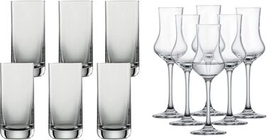 Пивний кухоль SCHOTT ZWIESEL Convention 0,2 л (набір з 6 штук), простий пивний келих Pilsner, келихи з тританового кришталю, які можна мити в посудомийній машині, виробництво Німеччина (артикул 175500) (пивний келих - 0,32 л, набір Classico Digestif (nab)