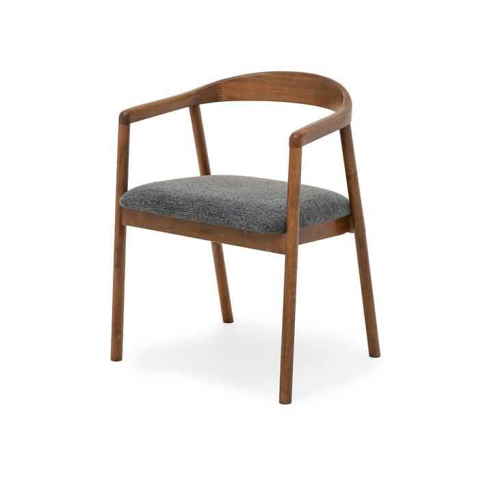 Стілець Mebel-Partner, тканина, сірий, 1 шт.