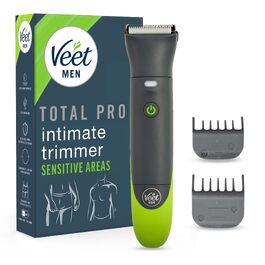 Veet Men Intimate Trimmer – Триммер для інтимної зони чоловічий, водонепроникний, для тіла та обличчя